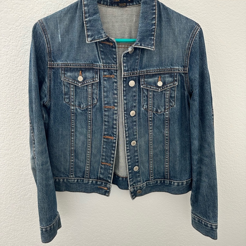 J. Crew Dark Blue Jean Jacket
